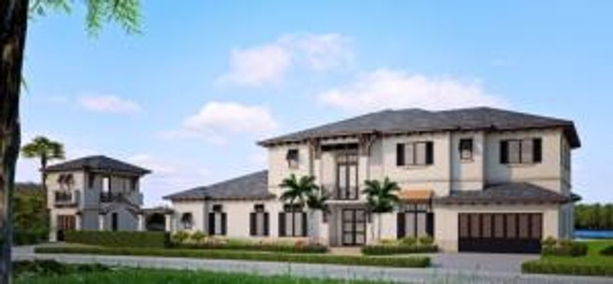 A rare "direct intra-coastal" home site with planned new-construction West Indies Style Home.  This unique property has a beautiful, expansive easterly view of the intra-coastal waterway with natures' tranquil backdrop of the Juno Beach Preserve.The spacious .74 acre home site will create an outstanding entertainment and viewing experience. The beautiful custom pool and spa receive sun throughout the day and is located between the main residence and separate guest house. The guest house is private and convenient for many uses including:  yacht captain, service staff or can be used to accommodate larger families.  The planned residence is West Indies Style but can be modified to suit a buyers' taste while still in the preconstruction phase.