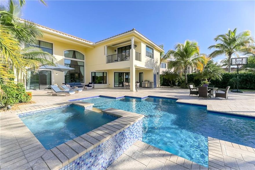 Absolutely Beautiful !! Exclusive Home with Spectacular Golf and Lake Views, **Private premium Lot rarely available at PGCC** Luxury Home that includes many upgrades. 6 Beds + Media Room (Loft) + Office, 5 Baths, Entrance to a grand two-story foyer with a circular staircase leads to an inviting Living room and Dining room with a coffered ceiling, marble floors throughout first floor, All Impact Windows, Home Automation, Speakers, Gas fireplace, Wolf Kitchen appliances, Extended Driveway, and much more ...Very private Estate sits on one of the best locations in PGCC!!! Unfurnished.