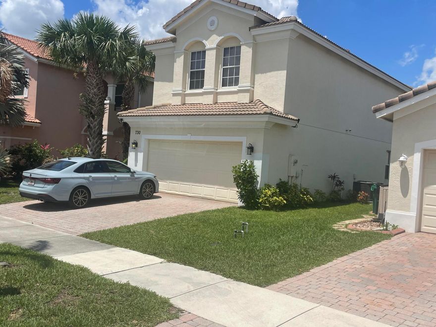 Gated Vizcaya Falls home with open layout, granite kitchen, 4 bedrooms3bath, high ceiling, inviting home in a private community with all the amenities
