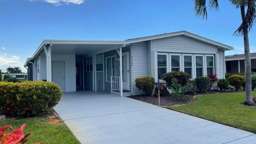 Enter this comfortable, open floor plan, great for entertaining home. Enjoy sunset lake views. Completely furnished just bring your toothbrush. Tenant has full access to ALL community amenities (Bocce Ball; Cafe/Restaurant; Active 55+ Social Clubhouse; Community Room; Golf Course; Tennis 3 different pools. Also included with lease is cable, internet, lawncare and exterior pest control.