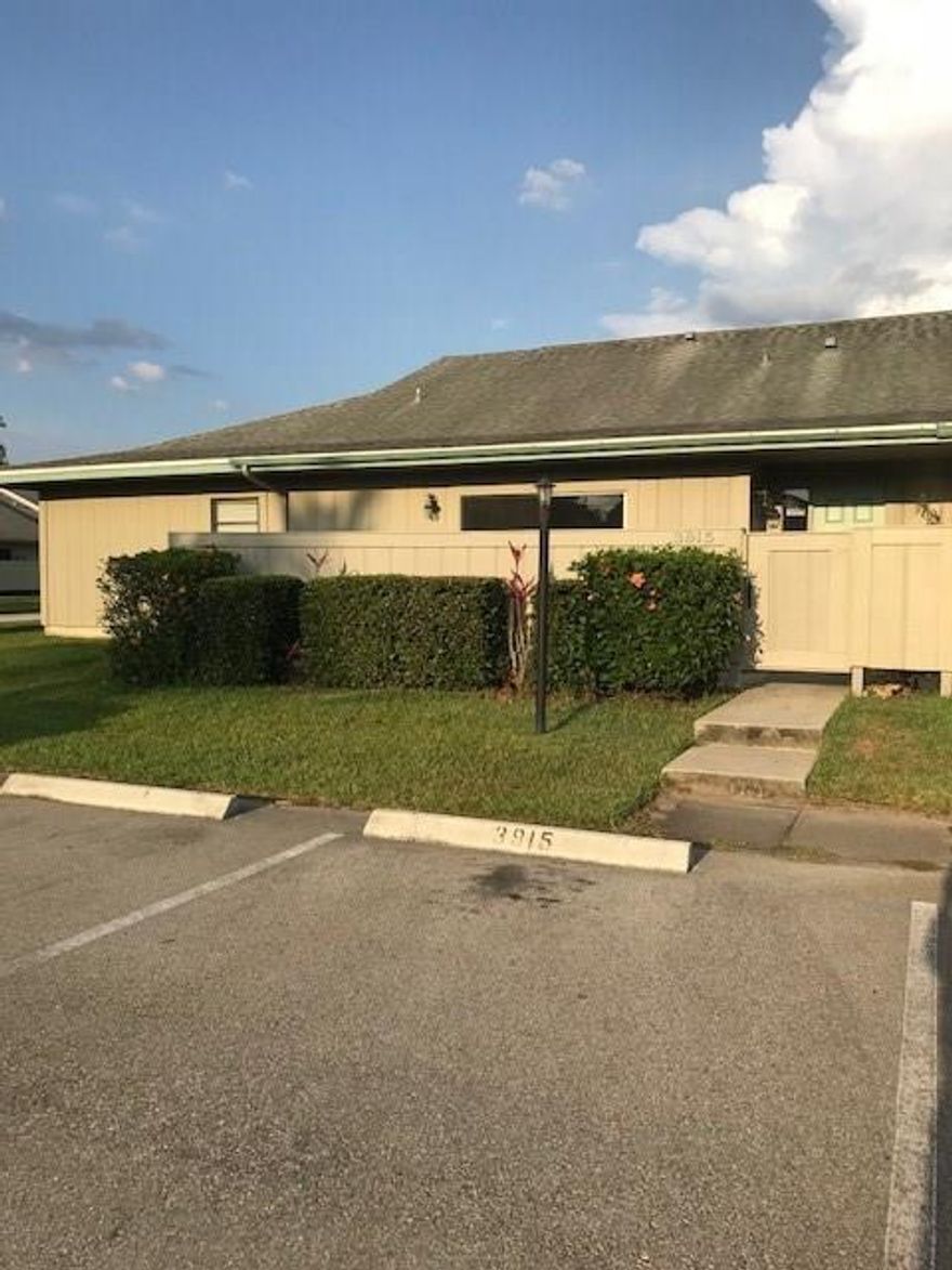 Cinnamon Tree 2 bedroom, 2 bath corner villa offering a large living room, open kitchen to dining area, laundry room & private courtyard patio.  Freshly painted interior.  Ceramic tile in main living areas, laminate wood in bedrooms.  Small pets & small trucks OK! Amenities include community clubhouse with pool, cable, lawn care, water sewer & trash. Fantastic location close to shopping, restaurants, schools. Easy access to main highways. Minutes from the beach. Don't let this one get away!