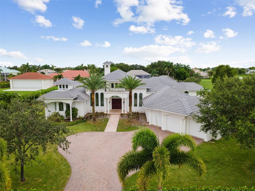 Perfectly situated on a taxiway lot just 1 lot in from the runway. This beautiful Aero Club property boasts soaring 20ft ceilings upon entrance, a sparkling pool & spa, floor to ceiling impact windows, & an ensuite bathroom for every bedroom. 5 bedrooms/5.5 baths + office, triple split floor plan. Brand new Roof and Impact windows in 2022. Custom finishes throughout include a large chef's kitchen, fireplace, formal living & dining rooms, & huge double primary closets. The property is fully hedged for privacy, & can be gated. Located in the heart of the Wellington equestrian festivities, 1.5 miles to WEF, near shopping, restaurants, and A-rated schools. This private aeronautical community boasts a 4,000ft paved lighted runway, fuel farm with JetA and Avgas, clubhouse, & a social community.