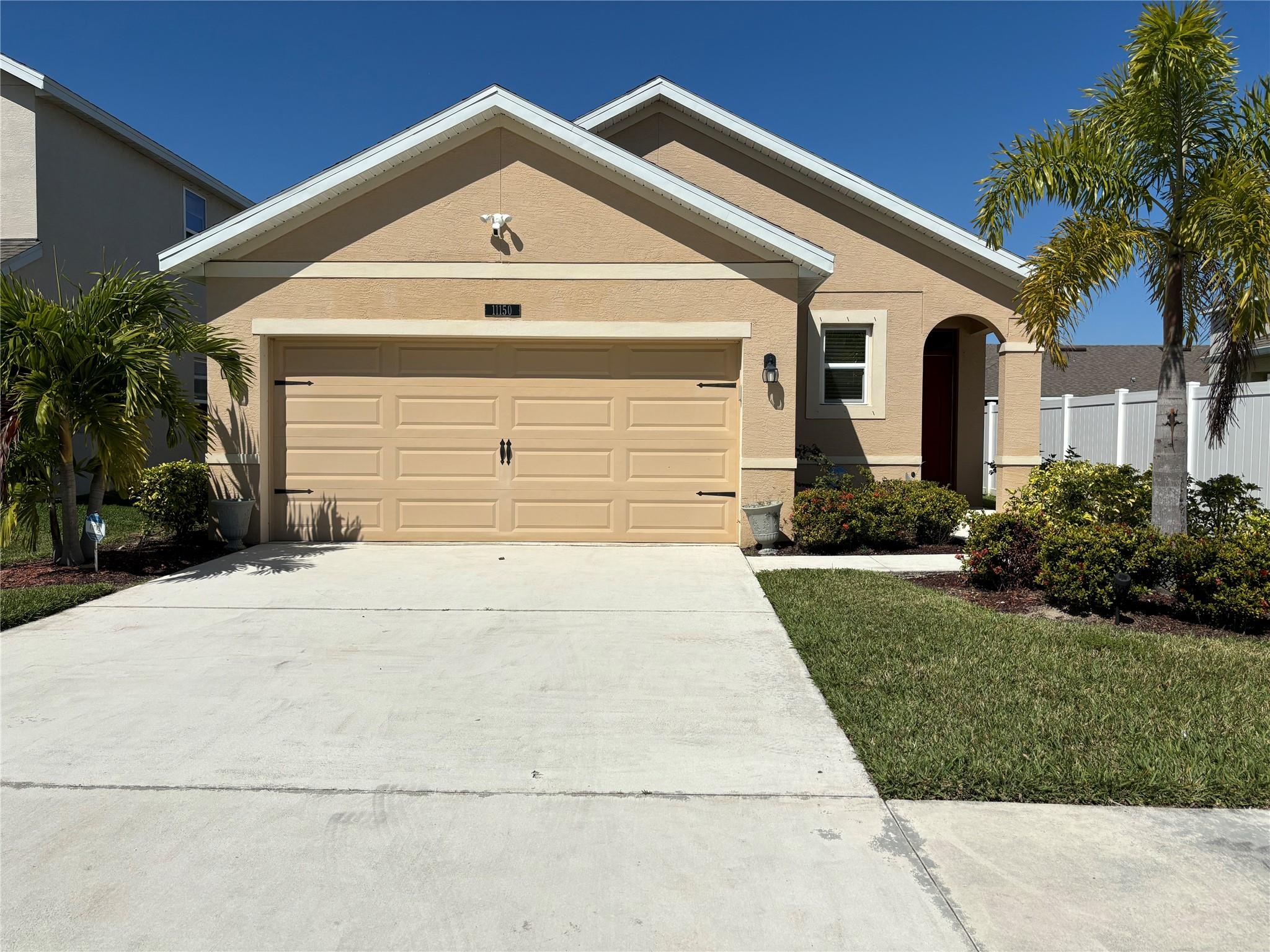 Enjoy built-in savings with included lawn care, cable, and internet—fewer bills mean more time and money for your family! This spacious 3-bedroom, 2-bathroom home offers over 1,500 square feet of comfort, designed for easy family living. The open-concept kitchen with stainless steel appliances flows into a bright living area—perfect for family meals, movie nights, and gatherings. A covered patio provides a safe and relaxing outdoor space, while the 2-car garage offers plenty of storage for bikes, toys, and more. Located just minutes from top-rated schools, parks, shopping, and dining in Tradition Square—this home is ready to welcome your family!