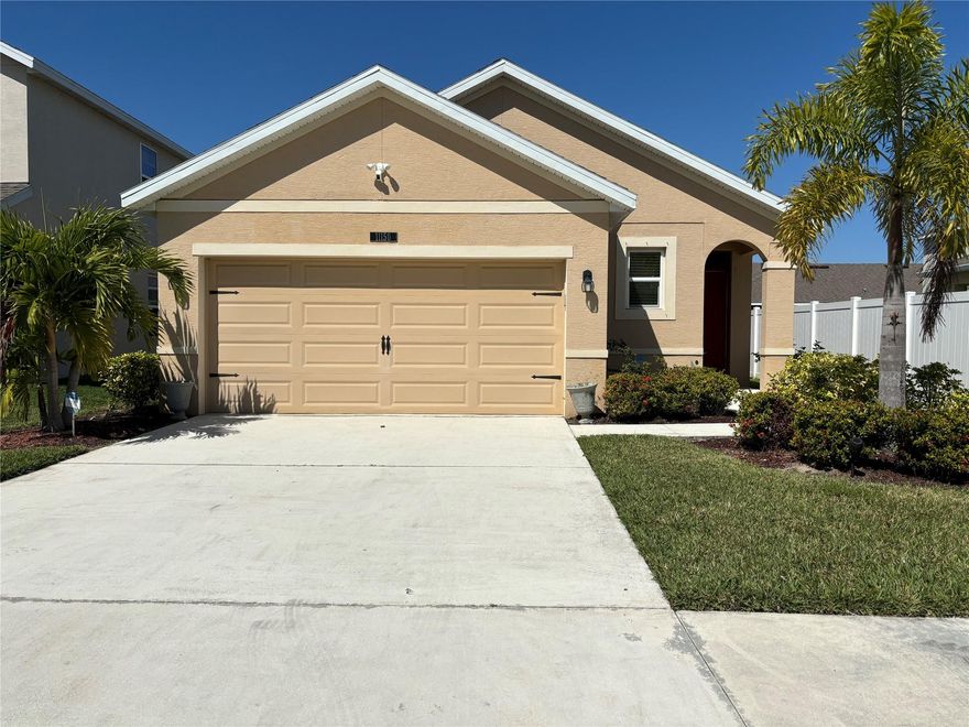 Enjoy built-in savings with included lawn care, cable, and internet—fewer bills mean more time and money for your family! This spacious 3-bedroom, 2-bathroom home offers over 1,500 square feet of comfort, designed for easy family living. The open-concept kitchen with stainless steel appliances flows into a bright living area—perfect for family meals, movie nights, and gatherings. A covered patio provides a safe and relaxing outdoor space, while the 2-car garage offers plenty of storage for bikes, toys, and more. Located just minutes from top-rated schools, parks, shopping, and dining in Tradition Square—this home is ready to welcome your family!