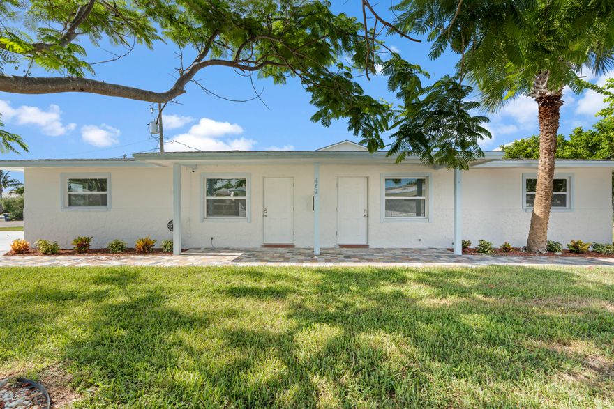 Exceptional opportunity to acquire a four-unit multifamily property consisting of two concrete duplex buildings in Fort Pierce. The property features four spacious 3-bedroom, 1-bath units averaging approximately 1,128 square feet, offering larger layouts than typical duplex inventory. Situated on a ±0.36-acre lot, the property provides ample parking and separation between buildings. Concrete block construction and durable finishes make this a low-maintenance asset suited for long-term ownership. Unique configuration allows for potential flexibility, including the ability to operate as two separate duplexes. Ideal for investors seeking a small multifamily property with strong rental demand for larger units in a growing coastal market.