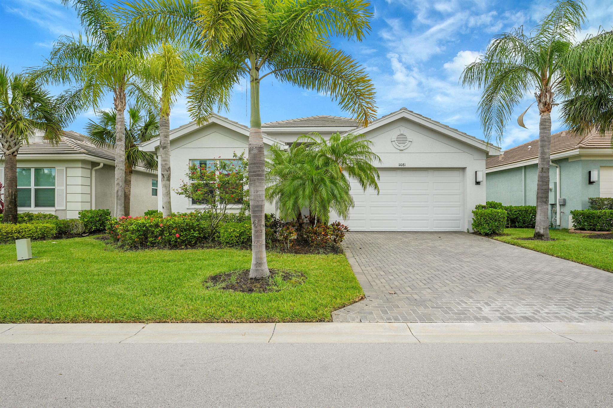 Move-In Ready Heron Model in Valencia Cay!Enjoy resort-style living in this beautifully maintained 2-bedroom, 2-bath home with a versatile den, located in the desirable 55+ community of Valencia Cay. This Heron model offers the perfect blend of luxury and efficiency--with brand-new carpet in the bedrooms, tile in the main areas, and crown molding throughout.The gourmet kitchen features upgraded appliances and a natural gas stove, while the spacious living areas include plantation shutters and elegant details like a tray ceiling entry. The master suite offers pocket doors for added privacy. Step out to the extended patio or enjoy the fresh air through the phantom screen on the front door--perfect for cross-ventilation.