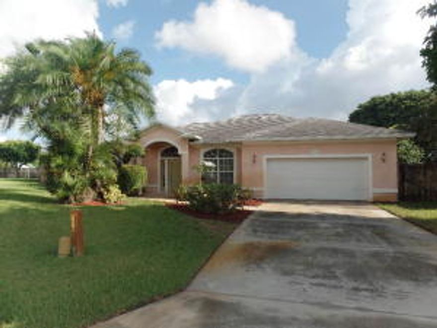 Location, Location. Looking for a good clean move in condition concrete block construction home with in-ground pool and hot tub? This beautifully home offer living room and dining area, open kitchen to breakfast area, inside laundry room and covered patio. Open kitchen with wood cabinets. All good size bedrooms. Master bedroom with 2 walk in closets and door to pool deck. Master bathroom with marble double vanity and step down shower with separate tub. All main areas with beautiful ceramic tile flooring. Private beautiful landscaped fenced back yard with in-ground pool and large pool deck and hot tub excellent for your entertaining. Location close to schools, shopping, banks, restaurants and more. Don't let this get away! This is a Fannie Mae property; Check Homepath.com for more detail.