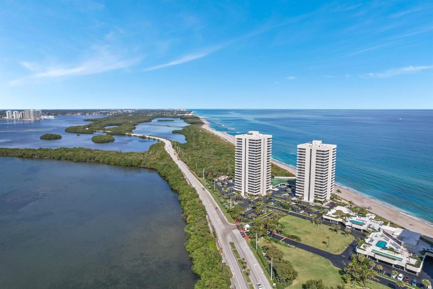 Spend Your Winter by the Ocean in This Beautifully Situated Singer Island CondoEnjoy the winter season in this well-appointed 2-bedroom, 2-bathroom residence located in the desirable Water Glades Condominium on Singer Island. Perched on the 9th floor, this unit offers unobstructed panoramic views of the Intracoastal Waterway, Munyon Island, Little Munyon Island, John D. MacArthur State Park, and the Atlantic Ocean.The bright and spacious living and dining areas open to a private balcony, perfect for enjoying stunning sunrises over the ocean and breathtaking sunsets across the Intracoastal. The unit features a functional layout with ample storage, central A/C, and high-speed internet included.