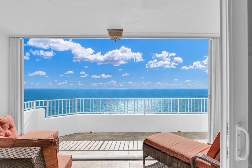 This dual penthouse offering presents panoramic views of the ocean, Lake Boca, and the city, with exposures to the south, east, and west. The property features two spacious private balconies, ideal for entertaining or enjoying both sunrise and sunset. Unit PH8 remains in its original condition, providing a blank canvas for customization. Unit PH9 has been remodeled with sophisticated design, offering a seamless style that can be extended to PH8 if desired. Located in a prime Boca Raton beachfront setting, the property is within walking distance to Downtown Boca and the Boca Raton Beach Club. Building amenities include 24-hour staffed lobbies, a gym, pool, jacuzzi, pickleball and tennis courts, an outdoor BBQ area, daily beach umbrella service, and two guest rooms available for visitors.