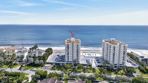 Tiny photo for 4505 S Ocean Boulevard #802, Highland Beach, FL 33487 (MLS # B26081840)