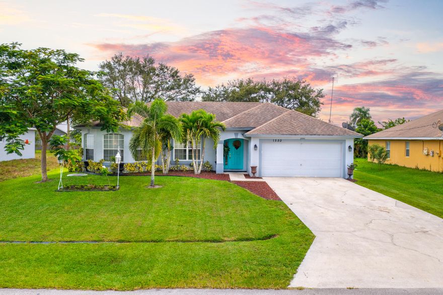 Entry-level ranch open floor concept home has over 1,800 sq. ft living area with vaulted ceilings. Kitchen features a central island and pantry. The master bedroom comes with dual sink vanity, roman tub and shower with his and hers closets. Plenty of parking space with two-car garage and driveway. All appliances included...