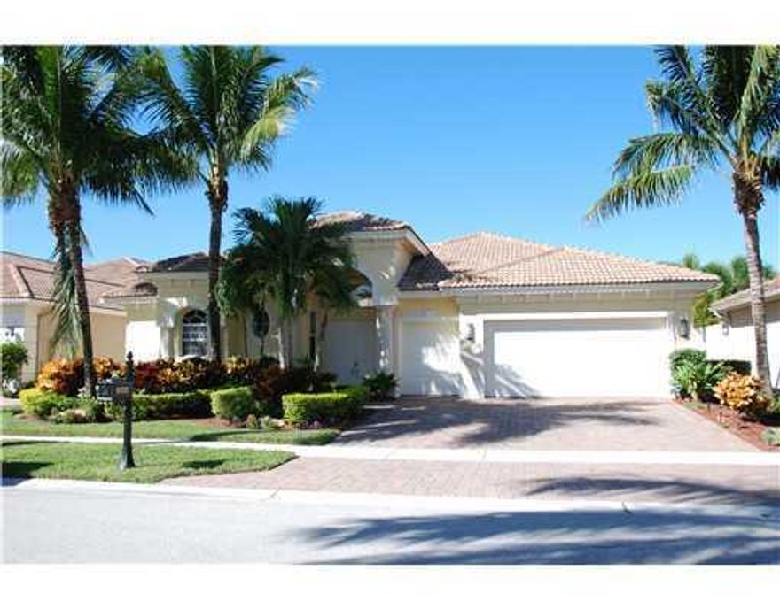 Beautiful Courtyard home. Marble and wood Floors, No Carpet. Great Gourmet Kitchen, Butler Area, Wood Cabinets, golf and lake views. Central Vac, Private Pool and Jacuzzi, 2 A/C Zones. Rent includes landscaping, ,pool service, basic cable, TV and Internet. Renters insurance is required. No smoking is allowed