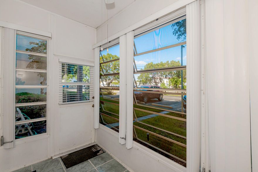 Beautiful condo 1 bedroom 1.5 bathrooms. This is come furnish, turnkey, everything stay. Super clean ready to movie. Sofa bed in the living room and a Murphy bed in the enclose Florida room. Very convenient on the first floor with your private entrance and Parking in from of the door. AC 2019, brand new water heater. Roof 2014, building have been paint last year and have some reserve. Active 55+ community: Petanque, exercise and billiard room. very unique there is a  bowling alley in the community. close to everything; Stors, restaurants, highway, beach and more.  Foreign seller need to sign the FIRPTA affidavit. see attachement. Property management Bench Mark 954-344-5353 Need to send the application to Bench Mark and email the application to Norman Rocheleau nrocheleau64@gmail.com