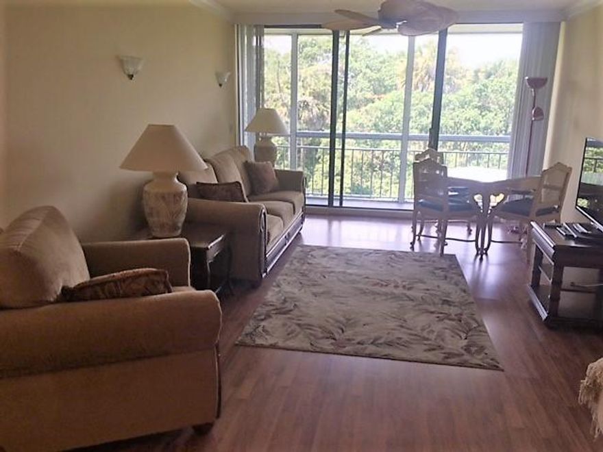 Very spacious and updated 2 bedroom/2 bath condo in desirable Whitehall at Camino Real. This unit features updated kitchen;  no carpet; separate laundry room with a bonus room which can be utiltized as an office. The community offers 2 heated pools, 2 clubhouses with bathroom and kitchen faiclities.  Located just minutes to Town Center for great shopping and restaurants.  I-95 is within close proximity.  Cable and water are included in rent.