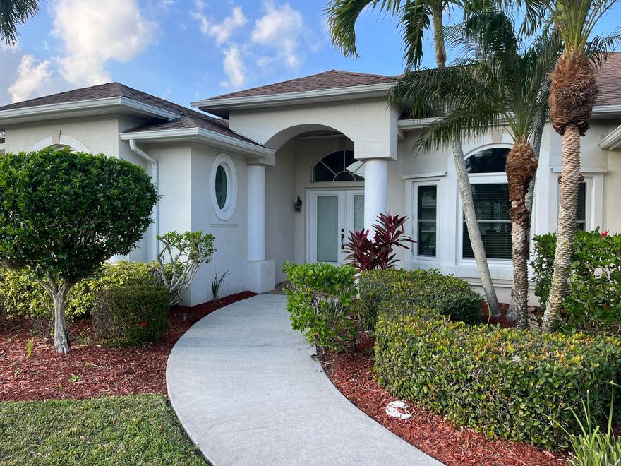 BEAUTIFUL 3/2.5/2 POOL HOME IN TORINO! DOUBLE DOOR ENTRY, TILED FLOORS IN THE MAIN AREA. SEPARATE FAMILY AND LIVING ROOM AREAS. CORIAN KITCHEN COUNTERS, BREAKFAST NOOK. BIG POOL IS SCREENED WITH LARGE COVERED LANAI. FENCED YARD! OVER 2200 SQ FT UNDER AIR. CLOSE TO ST LUCIE WEST WITH NO HOA DUES! New Kitchen Refrig-2023 Hot Water Tank-2022 Ac Condensor-2021, air handler-2022 Hurricane Windows April 2022 (Front of house, west side of house, sliding door and back corner windows) Pool Heater-2019 Converted to Salt Water Pool-2020