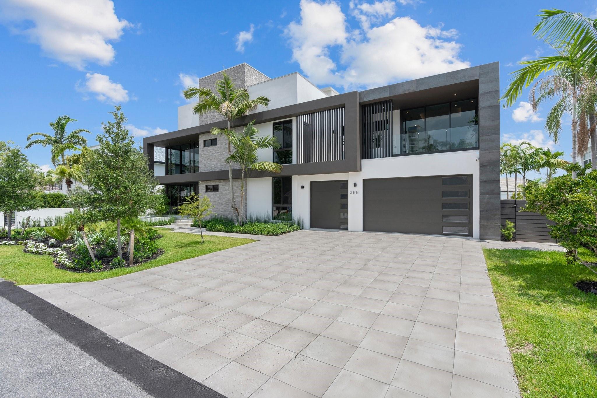 Just Completed! Certificate of Occupancy In Hand! Brand New Contemporary Waterfront Masterpiece By Designer Nick Terzeiv, Double P Construction. Thoughtfully Created Open Floor Plan Offers A Lifestyle Of Relaxation & Comfort For Those That Appreciate The Absolute Best In Elegant Finishes. A Perfect Retreat w/Floor To Ceiling Windows Simply Everywhere, As The Massive Outside Water & Living Areas Are Seamlessly Brought In To Every Room. Only Two From The Point Feels As If The Intracoastal Is Just Past Your Beautiful Pool/Spa. Experience Pure Delight As Your Elevator Takes You All The Way Up To Your Private Roof Terrace w/Half Bath & Covered Loggia In The Sky. At Night Feel The Ocean Breeze Up High While City Lights Shimmer On The Water!
