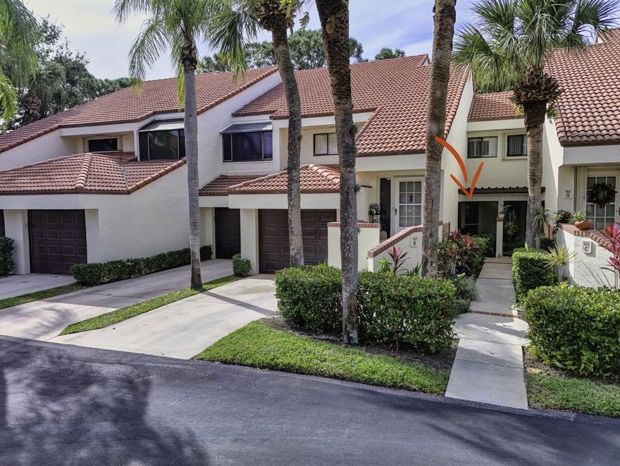Enjoy coastal living in this charming 2-bedroom, 2-bathroom condo located just minutes away from the Juno Beach Pier and Loggerhead Marinelife Center. Recently refreshened with designer paint, this inviting home features an updated kitchen with modern finishes, charming living spaces accented by plantation shutters, and serene views of a quiet garden. Relax on the screened patio with your morning coffee, and enjoy the fabulous weather year-round. The 1-car garage is perfect for storing beach and water sports equipment. Situated near shops, restaurants, and beautiful nature preserves, it offers the ideal blend of relaxation and convenience--your very own peaceful retreat by the coast.  Call today to schedule a private tour.