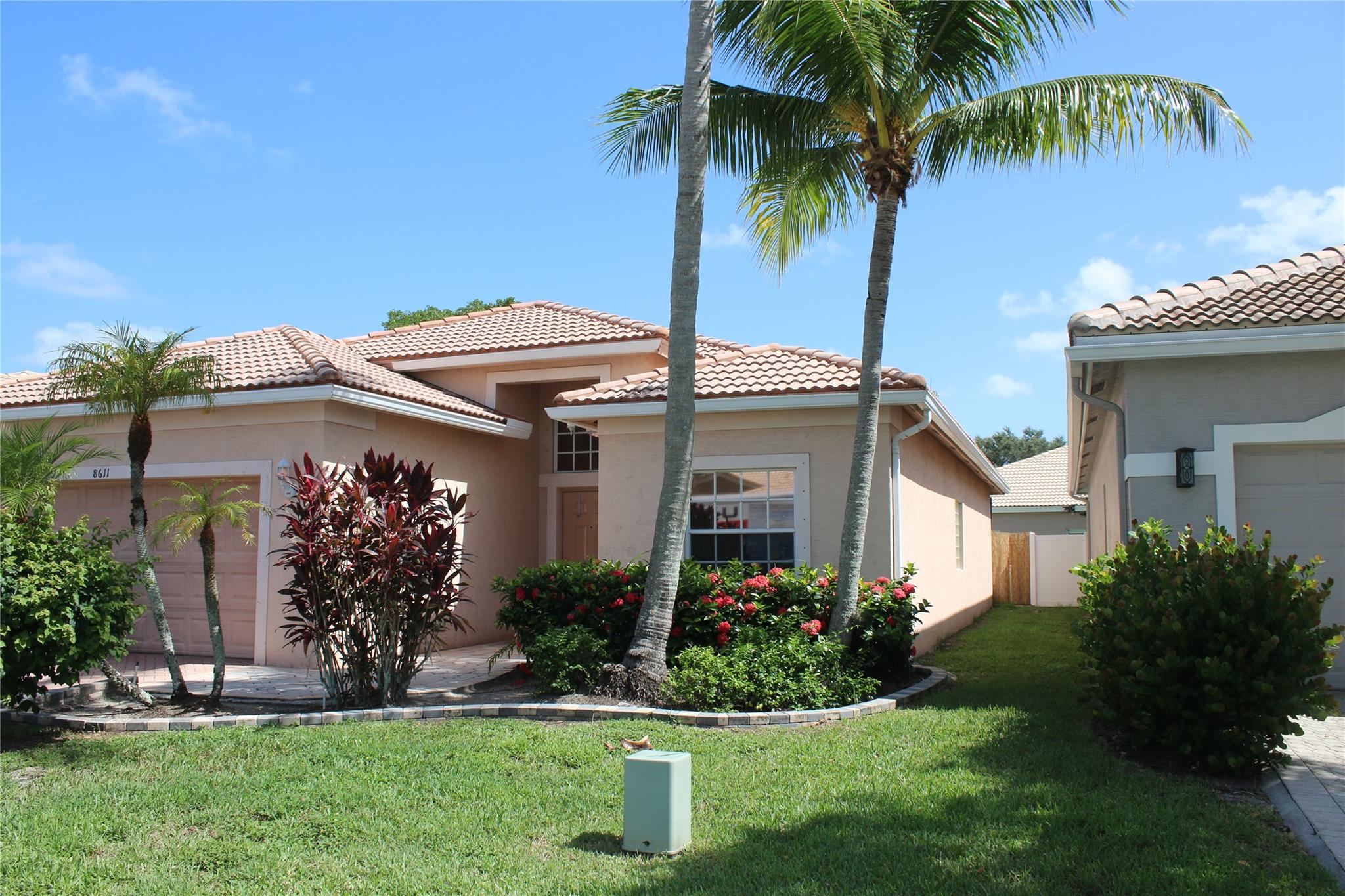 A spacious 3-bedroom 2-bath home located in the private gated community of Andros Isle. The home features an open floor plan with natural lighting, a private outdoor patio, and high ceilings throughout. This property has a great layout with a primary that includes a large private ensuite and two walk-in closets. This home is perfect for a first-time home buyer looking to grow into their forever home. A great location- close to the turnpike as well as many shopping and dining options all while located in a quiet peaceful community. A little TLC to add your personal touch and this is the perfect home!