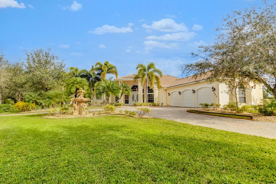 Don't miss this fully-appointed 5 bedroom 3 1/2 bath home for rent in the upscale Wellington Aero Club community! Recently painted inside & out, this home has a new roof, new impact windows & doors, 2 new A/C's, granite kitchen w/extended-height wooden cabinets, updated baths, newer beds (1 King, 4 Queens), new carpet in bedrooms, an office, bonus game room/mud room, updated landscaping, & a large yard - over an acre - to play in! Enjoy the relaxing pool w/ spa, or take a short bicycle ride to Wellington Nature Preserve or the bike trail in the subdivision. The Wellington Aero Club is a private aeronautical community & offers a 4,000' paved runway w/ an on-site fuel station & a pilot clubhouse, FD38. It's a short golf cart ride to the International Equestrian Festival.