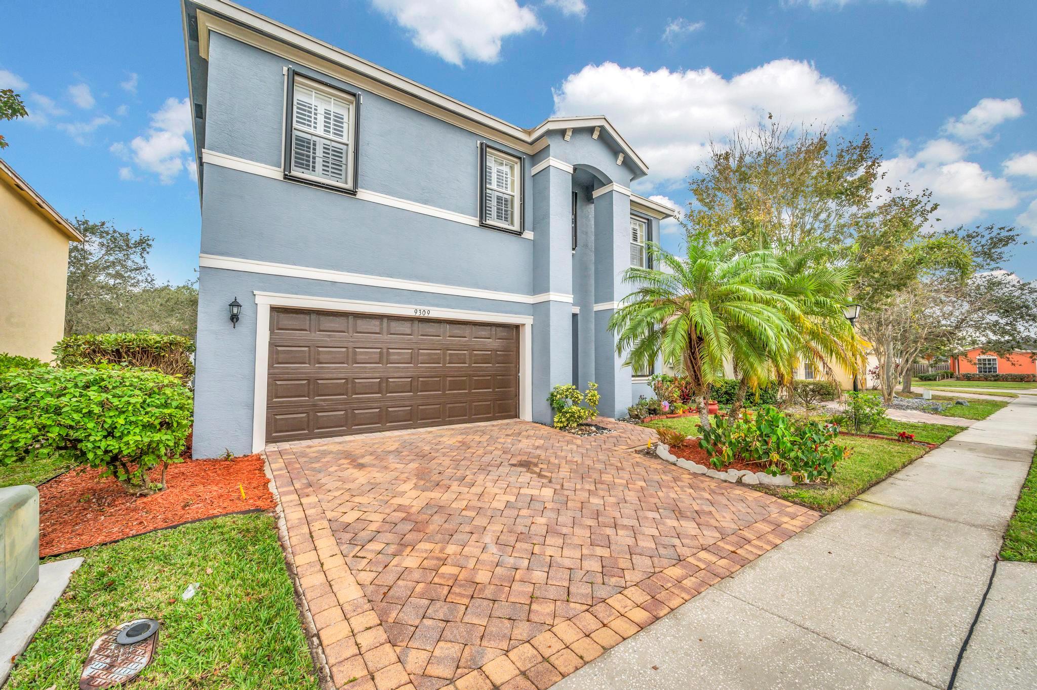 This beautiful two-story Florida home features five bedrooms and three bathrooms, providing ample space for a comfortable living experience. The first floor includes common areas like living room, kitchen, and dining space 1 bedroom and one bath, while the Master bedroom with office space and additional 3 bedrooms are situated on the second floor for added privacy. This home features a screened lanai, providing a sheltered and bug-free outdoor space with a tropical ambiance offering a comfortable place to enjoy the Florida weather. Additionally, the property boasts a fenced yard, providing privacy and security while creating a defined outdoor space.