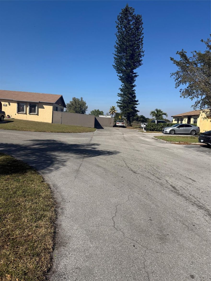 This is a charming 2 bedrooms and 1 bathroom , very spacious, relaxing remodel and bright villas , Just 5 mins or less from the Hard Rock Stadium , offer spacious private back yard perfect for entertainment ! Fruit tree in the back yard . Large master walk in closet . Also a great investment area or a first time buyer looking for a location close to all major highway . Low low HOA Also a very good and convenient vacation home away from home ! Property qualifies for FHA/VA financing.NO HOA APPROVAL FOR Purchasing and renting . Owner has tenant living in back and have added on to the back of the house , owner will put back to its original state very easy to do before closing .