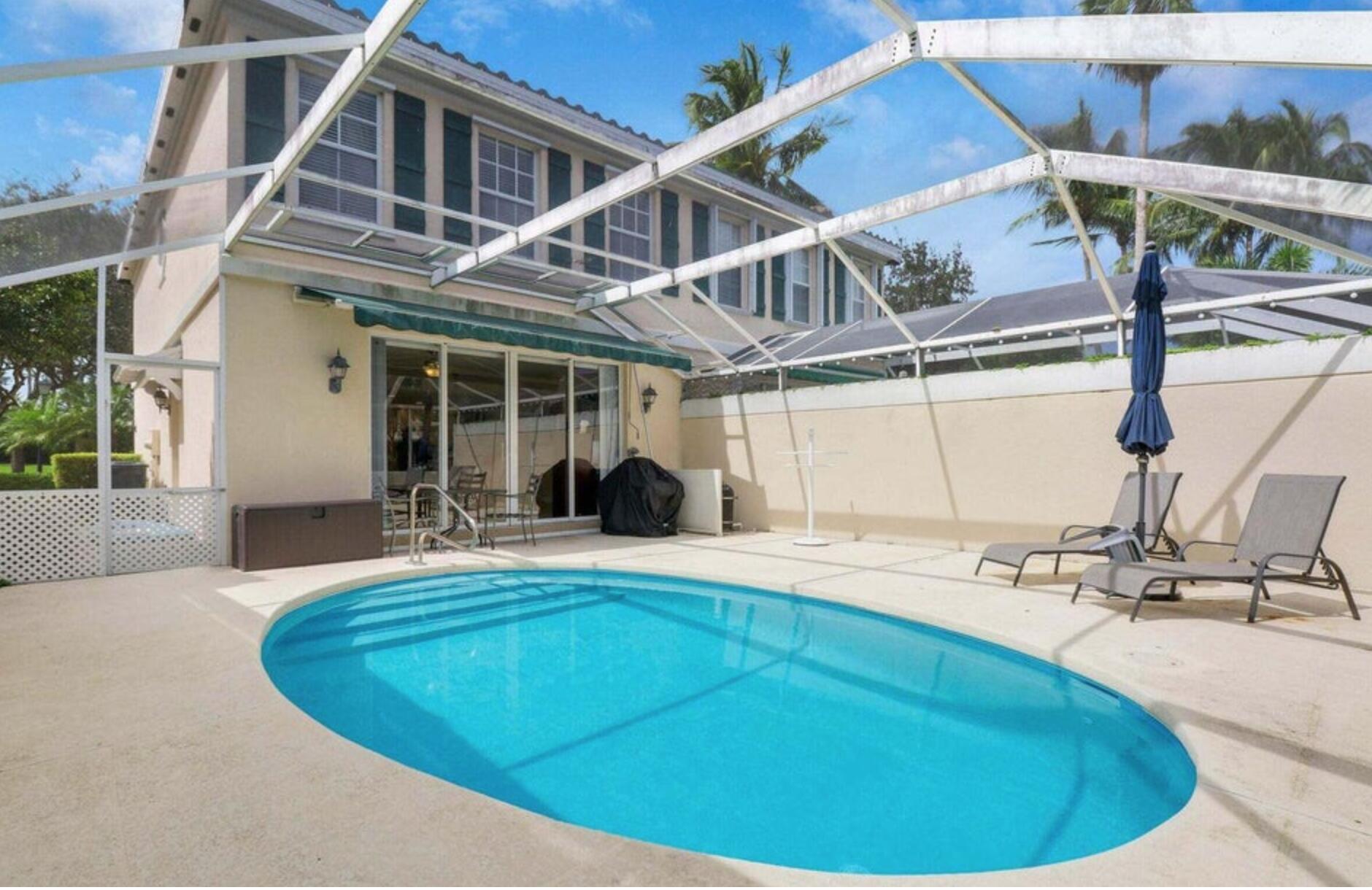 This Signature series DiVosta-built townhome is a dream come true! Stunning Lake Views: Enjoy breathtaking sunrise views from the living room, primary bedroom, and your personal screened POOL patio! Well-maintained home featuring a NEW ROOF.upgraded flooring,paint and plenty of natural light. Spacious Layout: 3 bedrooms, 2.5 bathrooms, 1-car garage, and a laundry room with plenty of storage. Pool and Outdoor Living: CABLE and POOL maintenance included in rent amount .Screened pool patio perfect for BBQs or relaxing while taking in the lake views and sunrise. Community Amenities include a community pool,clubhouse, tennis courts, and pickleball facilities.
