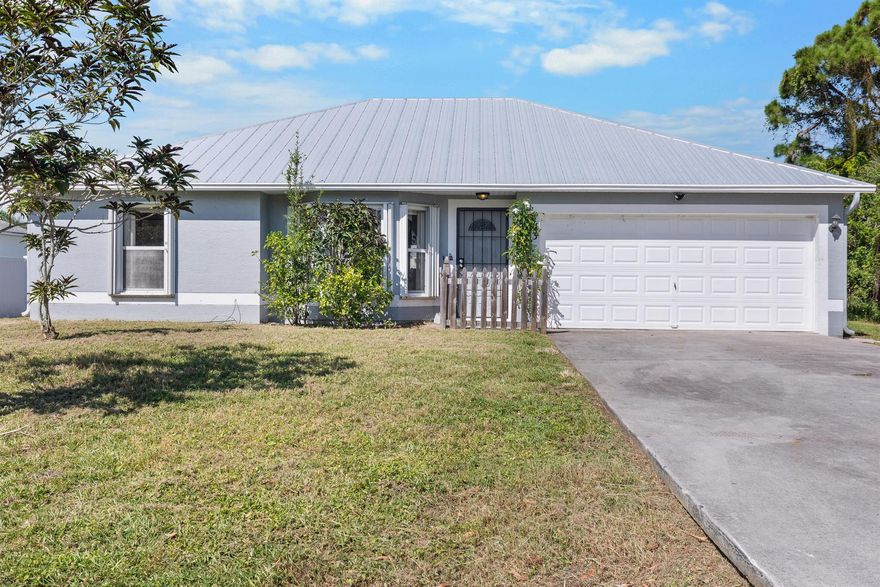 Just first month's rent and security to move in! Newly updated 3 bedroom, 2 bath, 2 car garage, fenced in yard, covered & screened back patio. Pets welcome! Master bedroom offers a good size walk-in closet. Accordion shutters for ease of storm preparedness. Washer & Dryer included. Tenant pays for all utilities and lawn maintenance. Easy for commuters to hop on Crosstown and head to turnpike or 95.