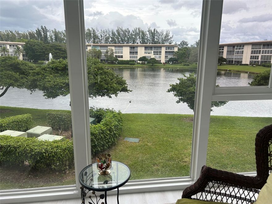 SEASONAL RENTAL. Beautiful Lake Views from this Fully Furnished 1 Bedroom in Coconut Creek. This unit  is fully equipped featuring new S/S appliances, new flooring and Floor to Ceiling Impact windows in the Patio. Wynmoor is a great Resort Style Community.  Enjoy live shows and movies, challenge friends to a game of pickleball, tennis, shuffleboard, or billiards, and unwind by the Olympic-size pool or in the soothing hot tub. Stay fit in the fully equipped fitness center or take a refreshing stroll through the one-of-a-kind walking current pool. With so many amenities to explore, this community offers something for everyone—come see it all for yourself! Minimum 3-month rental required!  This is a 55+ Community.