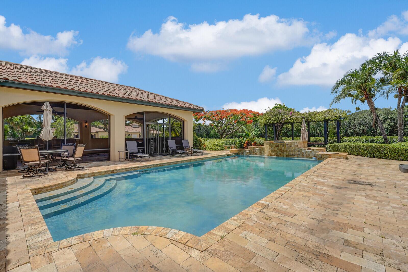 Welcome to your 2026 seasonal oasis nestled in the heart of Wellington. This stunning property offers the perfect blend of comfort and privacy; 4 - bedroom, 4 bathroom one level home. Step into your private oasis and enjoy the resort- style pool area and unwind in the sun loungers. The property is very peaceful and private with the newly installed state of the art security system. No HOA and only minutes away from the show grounds. Don't miss out on this opportunity.
