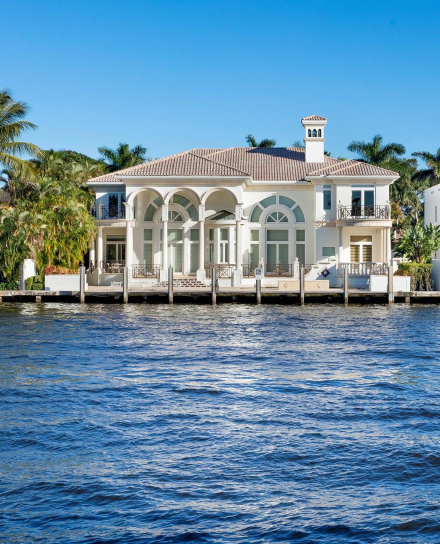 South Florida's grand tradition endures in the Estate Section of Boca Raton, a prestigious beachside enclave of stately Intracoastal residences in the timeless ambiance of a tropical oasis. 

Greeting guests with a dramatic porte cochere, enter a 2-story foyer that flows flawlessly to host gracious entertaining and capture the beauty of the glistening waterway and manicured landscaping. 

Uncompromising standards of design and superior workmanship are in evidence throughout this custom-built Montecito-inspired gated estate on 100± feet of deepwater and comprises 11,272± total square feet with 6 bedrooms, 8½ baths, and garages for 3 cars. DISCLAIMER: Information published or otherwise provided by the listing company and its representatives including but not limited to prices, measurements, square footages, lot sizes, calculations and statistics are deemed reliable but are not guaranteed and are subject to errors, omissions or changes without notice. All such information should be independently verified by any prospective purchaser or seller. Parties should perform their own due diligence to verify such information prior to a sale or listing. Listing company expressly disclaims any warranty or representation regarding such information. Prices published are either list price, sold price, and/or last asking price. The listing company participates in the Multiple Listing Service and IDX. The properties published as listed and sold are not necessarily exclusive to listing company and may be listed or have sold with other members of the Multiple Listing Service. Transactions where listing company represented both buyers and sellers are calculated as two sales. The listing company's marketplace is all of the following: Vero Beach, Town of Orchid, Indian River Shores, Town of Palm Beach, West Palm Beach, Manalapan Beach, Point Manalapan, Hypoluxo Island, Ocean Ridge, Gulf Stream, Delray Beach, Highland Beach, Boca Raton, East Deerfield Beach, Hillsboro Beach, Hillsboro Shores, East Pompano Beach, Lighthouse Point, Sea Ranch Lakes and Fort Lauderdale. Cooperating brokers are advised that in the event of a Buyer default, no commission will be paid to a cooperating Broker on the Deposits retained by the Seller. No commissions are paid to any cooperating broker until title passes or upon actual commencement of a lease. Some affiliations may not be applicable to certain geographic areas. If your property is currently listed with another broker, please disregard any solicitation for services. Copyright 2021 listing company All Rights Reserved.