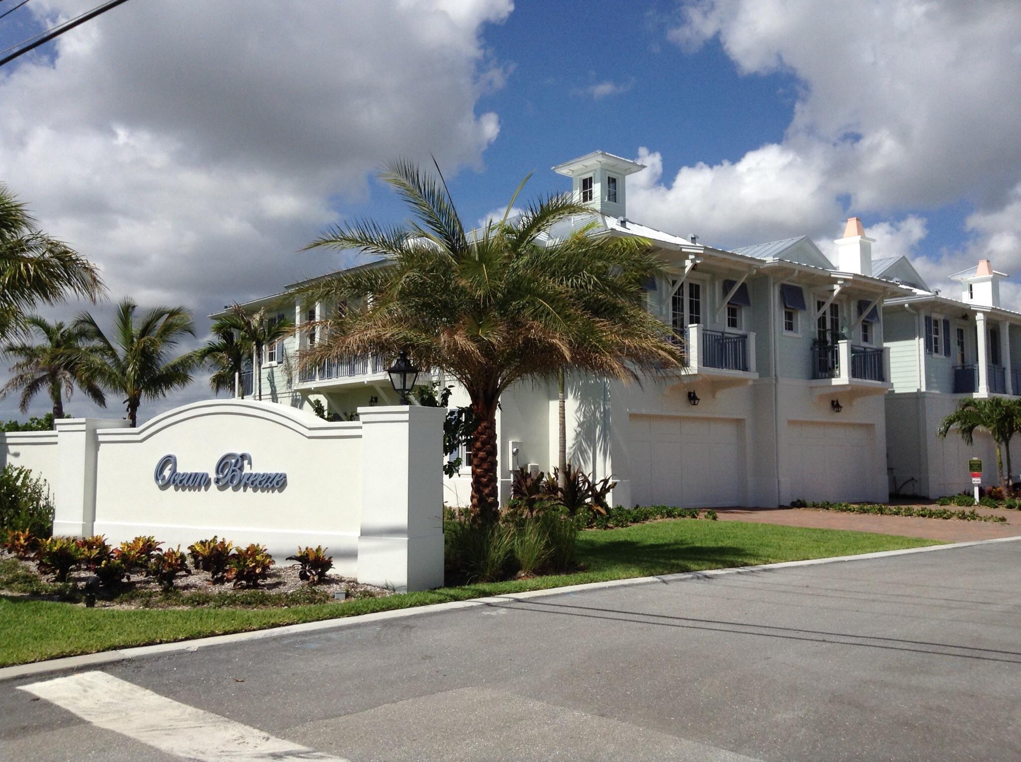 OCEAN BREEZE TOWNHOMES AT JUNO BEACH - Residential
