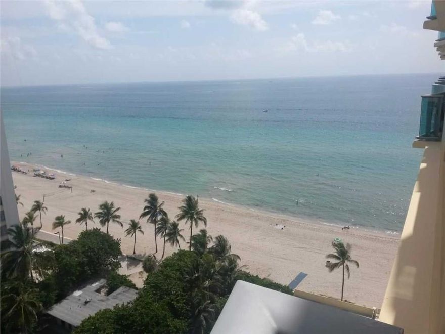 SPECTACULAR OCEAN AND INTRACOASTAL VIEWS FROM THIS AMAZING 15TH FLOOR STUDIO! RESORT-STYLE BEACH LIVING AT IT'S BEST! LARGE BALCONY WITH HURRICANE IMPACT WINDOWS, BEAUTIFUL LIGHT LAMINATE FLOORS, FULL KITCHEN, CONVENIENT MURPHY BED PLUS FURNITURE. NEWLY REMODELED POOL AREA (ASSESSMENT ALREADY PAID), COMPLIMENTARY BEACH SERVICES. VALET PARKING, FITNESS CTR & MINI MART IN BLDG. SMALL PETS WELCOMED. CONVENIENTLY CLOSE TO FT LAUD AIRPORT, MARGARITAVILLE RESORT, HLWD BEACH BOARDWALK & SHOPPING MALLS.