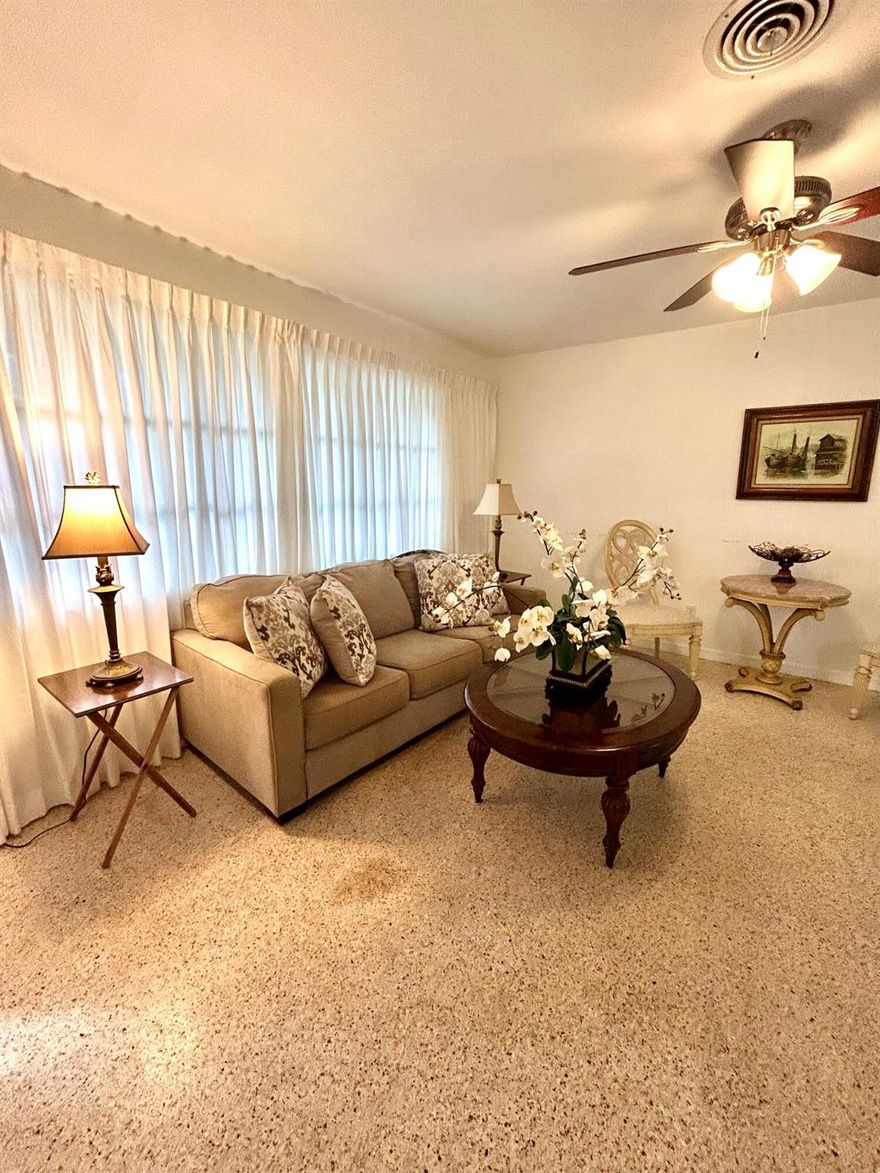 Charming 2 bedroom 2 bathroom home in the heart of VERO BEACH! This well-built residence offers good bones and a prime location close to all the shopping, dining, beaches an d attractions Vero Beach has to offer. The home features a spacious living area, a one-car garage and a beautifully fenced backyard with mature trees-perfect for relaxing, gardening or entertaining. Enjoy the comfort of solid construction and the opportunity to add your own personal touch. Whether you're a first time home buyer, downsizing or looking for an investment property, this home  has endless potential. Experience the best of coastal living in a quiet, convenient neighborhood just minutes from everything! Call now for more details and private showing.