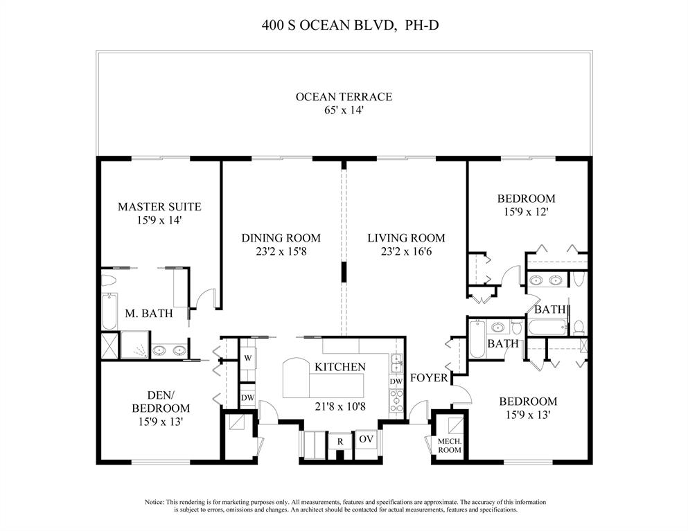 FOUR HUNDRED SO OCEAN BLVD CONDO - Residential