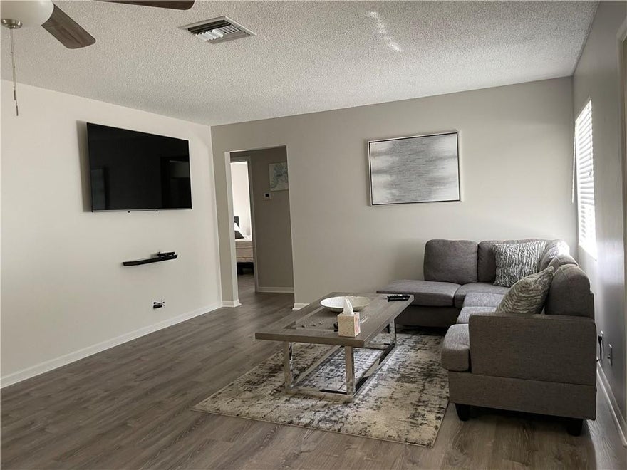 Looking for a taste of Florida living? This condo, located in a 55+ community is fully furnished, has reasonable maintenance fees and included lots of amenities including a club house, pool, bocce and more. This 2 bed, 1.5 bath unit is tastefully decorated and updated. It has brand-new stainless-steel appliances including a new hot water tank and laundry right in the unit. It is centrally located in the heart of Greenacres, close to shopping, restaurants and a 15-minute ride to the beaches.