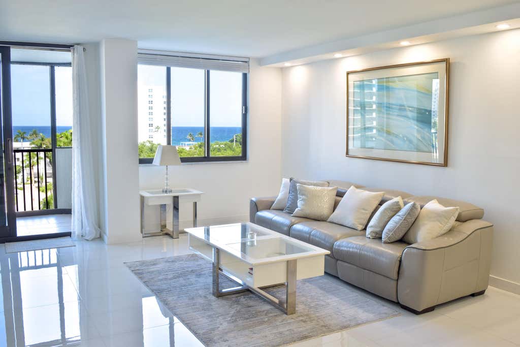 Photo of 3420 S OCEAN Boulevard #7O, Highland Beach, FL 33487 (MLS # B26068331)