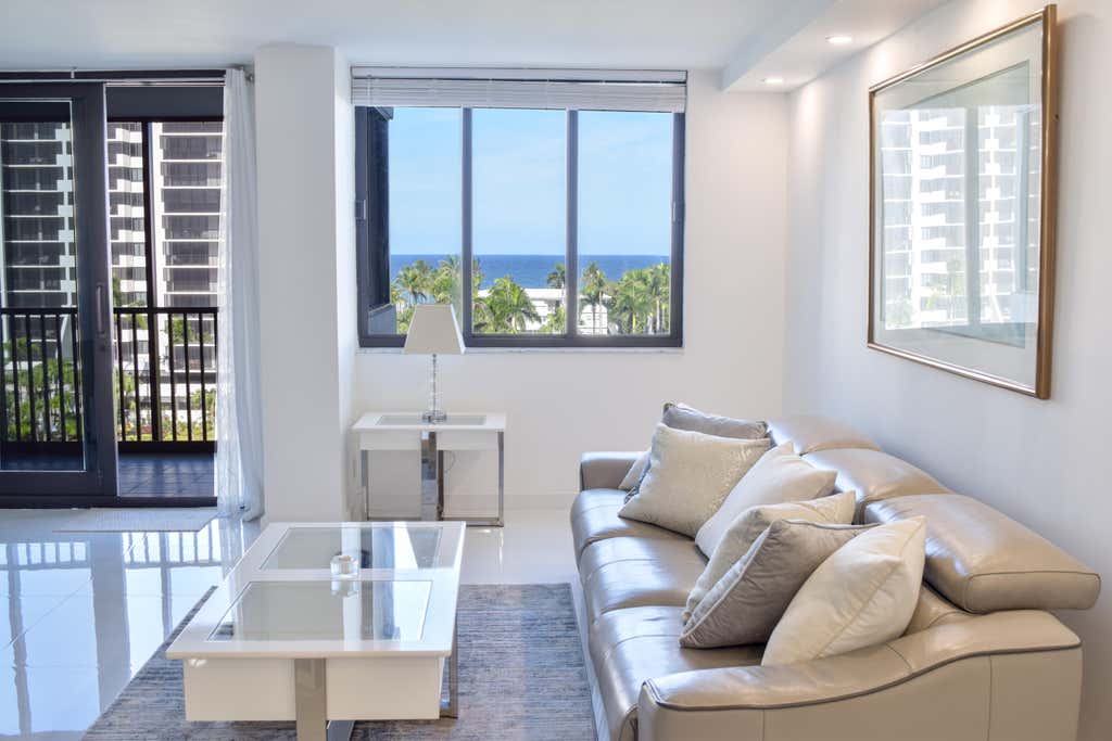 Photo of 3420 S OCEAN Boulevard #7O, Highland Beach, FL 33487 (MLS # B26068331)