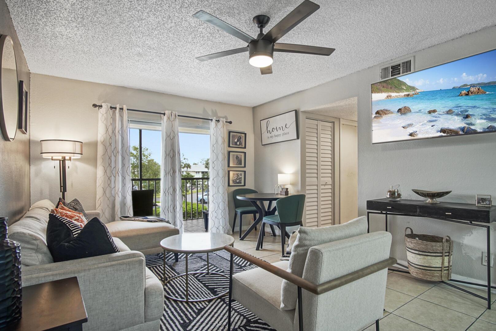 A Rare opportunity to own one of the few 3-Bedroom, 2-Bathroom condos in this highly sought -after community ! Bright, spacious and move-in ready with a new roof in 2020, new stainless steel appliances 2024, new water heater 2024, washer & dryer in unit. Whether your a first time homebuyer, downsizing, or looking for a fantastic investment, this is your chance to sieze the day! Close to hospitals, beaches, dining, grocery, shopping & more...