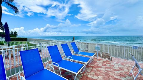 A home in Hillsboro Beach