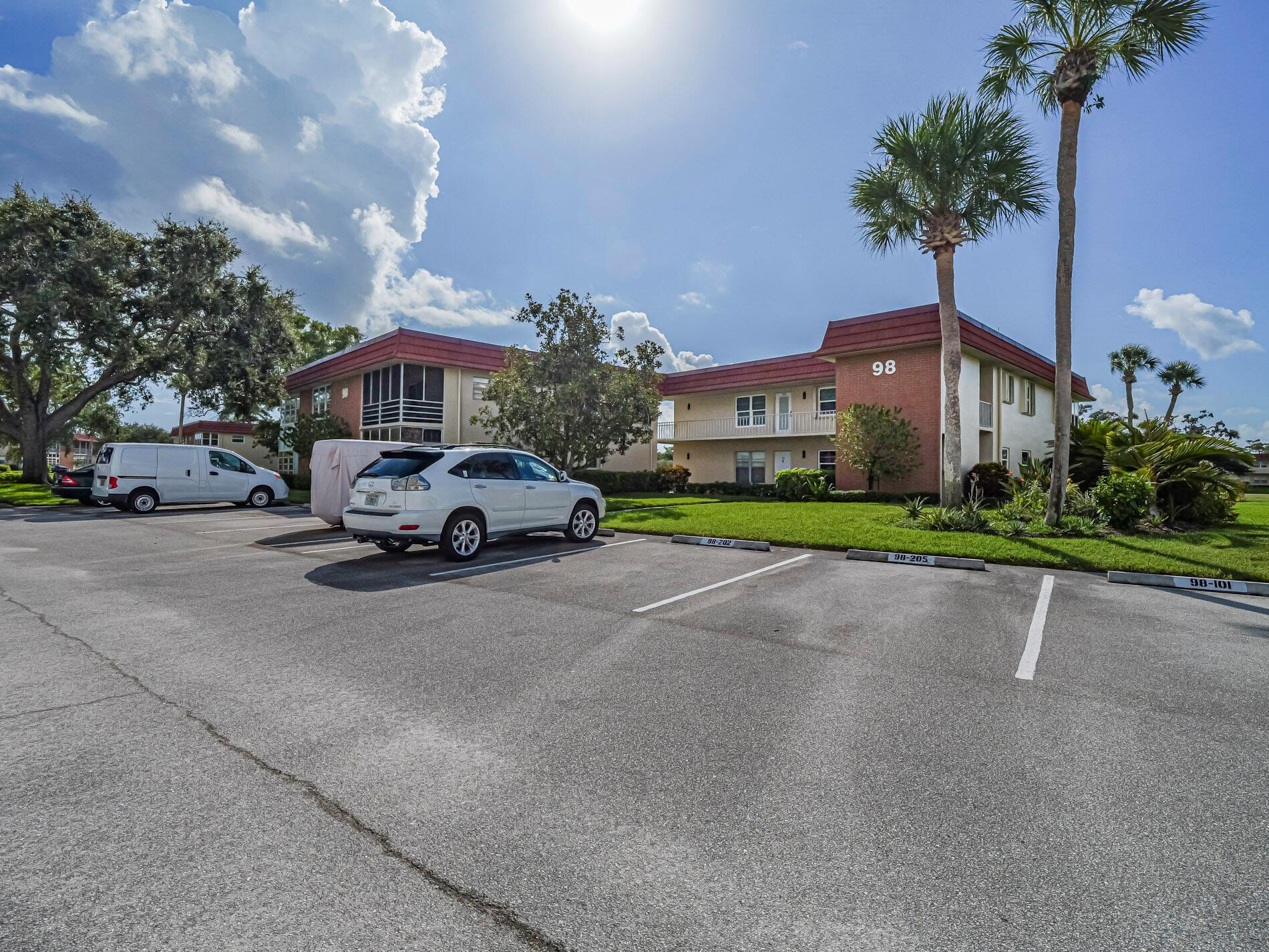 Turn-key 1BR/1.5BA in Vista Royale, Vero's most active 55+ community! This move in ready 2nd floor unit offers easy Florida living with a screened lanai perfect for morning coffee or evening relaxation. Completely furnished with everything, just pack your bags! Vista Royale offers resort style amenities including 4 heated pools, 4 clubhouses, tennis courts and a 27-hole golf course. It's surrounded by acres of nature preserve, but just 10 minutes to Vero's beautiful beaches, shopping, dining and cultural attractions. Priced to SELL!!