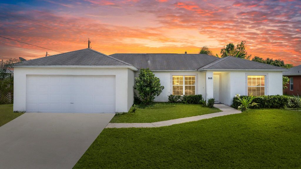 Photo of 868 SW Trouville Avenue, Port Saint Lucie, FL 34953 (MLS # R11019402)