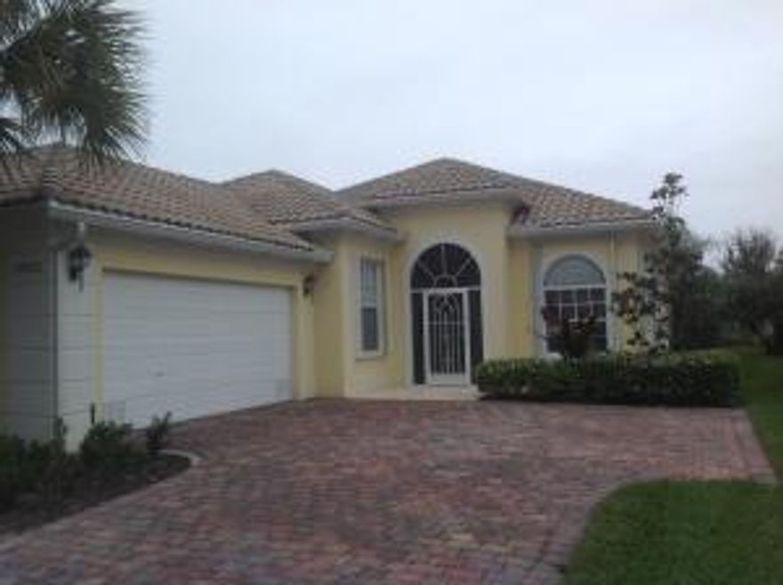 Lakes at Tradition Single Family Home for rent 3 bedrooms, 2 full baths and a bonus master 1/2 bath, den and 2 car garage.  Screened in Lanai and more closet space then you will ever need.Divosta Oakmont home in great neighborhood, 2 community pools and gym.  Rent includes basic cable, high speed internet, home security, 2 pools, gym  and all landscaping!!