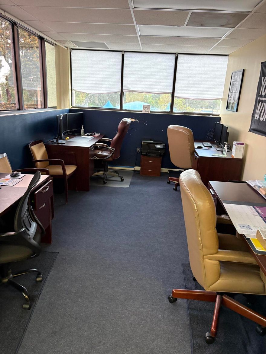 Large office with open floor plan plus 6 private offices.   Tenant responsible for their share of Electric and water via CAM