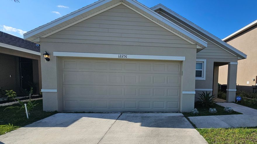Beautiful New neighborhood in the heart of Port St. Lucie. This 3-bedroom 2 bath house is a gem. Being sold fully furnished.  2 car Garage.  Everything is updated in house. Great back patio for grilling and big yard.