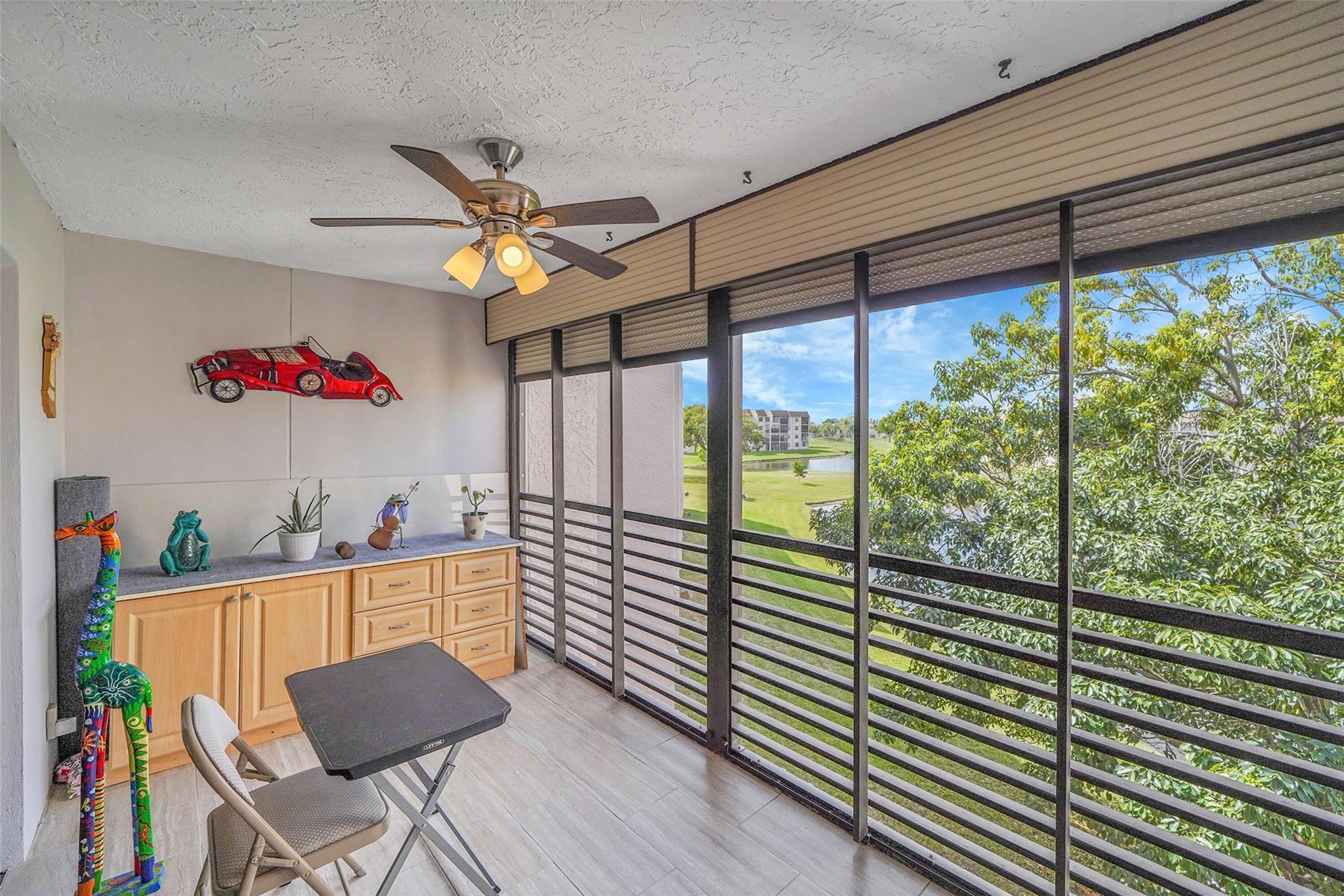 55+ COMMUNITY, THIS BEAUTIFUL TURN KEY READY UNIT IS ON THE 3rd FLOOR, INSIDE CORNER UNIT, GREAT GOLF AND WATER VIEW . SCREENED IN PATIO WITH STORM SHUTTERS, LAMINATE FLOORING THROUGHOUT AND WHAT A KITCHEN! GORGEOUS AND UPDATED. NEW ROOF, NEW ELEVATORLOCATED RIGHT NEAR THE FIRST CLASS CLUBHOUSE; INCLUDING GOLF, JACCUZI, TENNIS, BILLIARDS, RACKETBALL, PICKLEBALL, POOL, SAUNA, AND THEATER, AS WELL. EVERYTHING A PERSON WOULD NEED FOR AN ACTIVE LIFESTYLE. CLOSE TO SAWGRASS MALL, AIRPORT, PORT, & BEACHES.