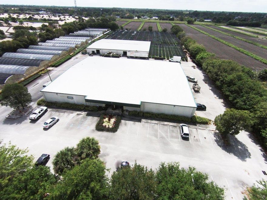 WELL ESTABLISHED FLOWER,LANDSCAPING & AGRICULTURAL IMPROVEMENTS NURSERY FOR SALE.SELLER HAS A TOTAL OF FIFTY-TWO YEARS EXPERIENCE IN THE AREA AND BUILT THIS FACILITY IN 1998. THE ZONING IS CURRENTLY (RTU) RESIDENTIAL TRANSITIONAL URBAN BY PALM BEACH COUNTY;PERMITTED DENSITY WITHIN THIS DISTRICT IS DEFINED BY THE LAND USE PLAN DESIGNATION.PROPERTY CONSISTS OF 400 FT FRONTAGE ALONG THE SOUTH SIDE OF FLAVOR PICT RD BY 630 FT DEEP.SUBJECT SITE IS 249,403 SQ FT-5.73 ACRES ZONED FOR RESIDENTIAL IMPROVEMENTS MR-5 BY PALM BEACH COUNTY PERMITS A MINIMUM OF THREE AND A MAXIMUM OF FIVE DWELLINGS PER ACRE.NURSERY INCLUDES 16 GREENHOUSES-40X100 (64,000SQF)ALL WITH COOLING SYSTEMS.THE SALES WAREHOUSE IS 19,050 SQ CONSISTS OF AISLE AFTER OF FLOWER AND PLANT ACCESSORIES.CUSTOM FRESH & ARTIFICIAL