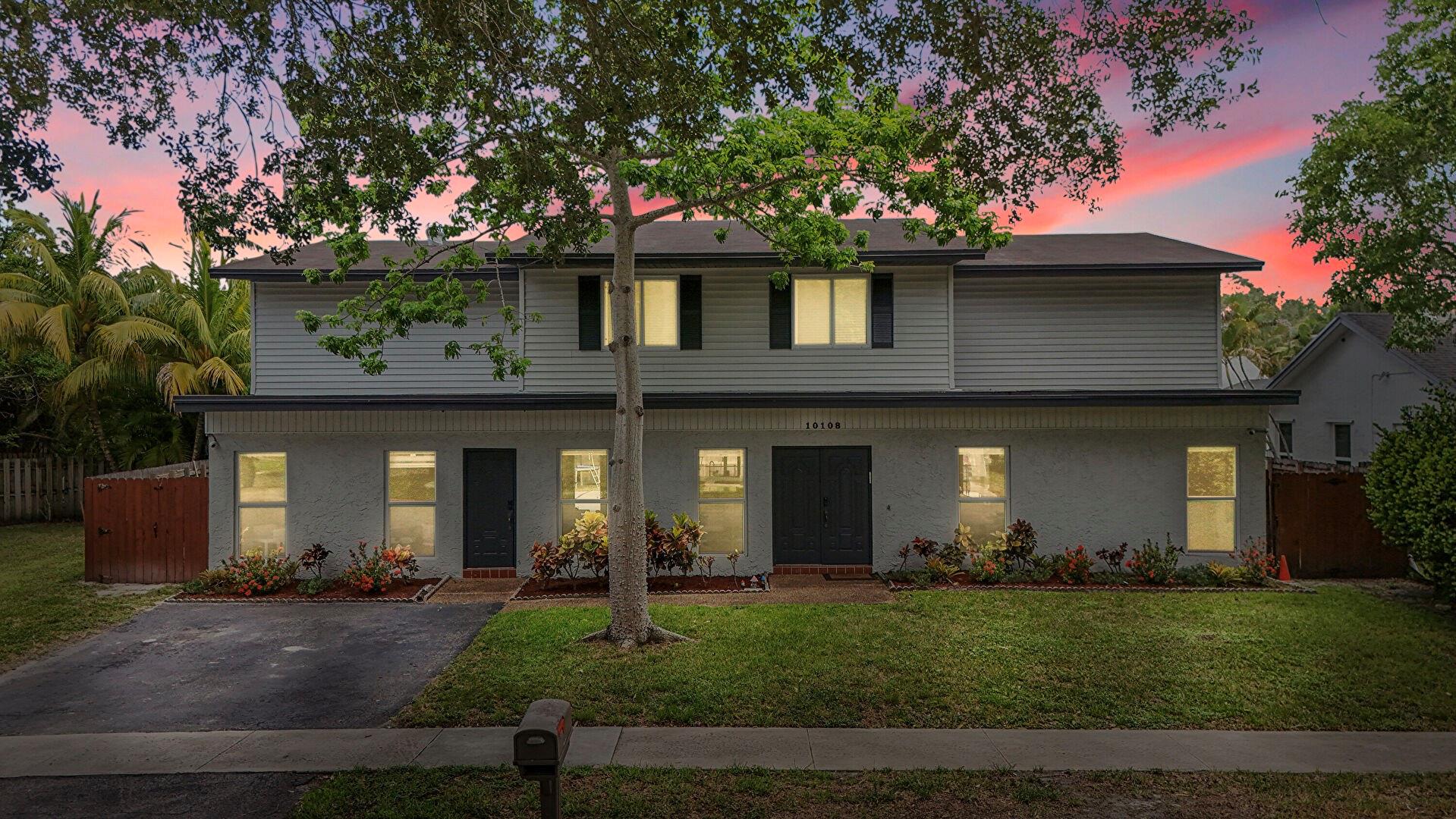 Rare Find in Prime Location!
Welcome to this fully renovated 6-bedroom, 3.5-bath home, located in one of the safest, most family-friendly neighborhoods in a top-rated school district. Enjoy the convenience of 1 bedroom with full bathroom suite and half bath on the first floor, perfect for guests or in-laws, and 5 spacious bedrooms upstairs for the whole family. New modern kitchen with quartz countertops, island with sitting space and ss appliances. Step outside to your huge private pool and oversized fenced-in yard—ideal for entertaining, kids, or pets, all within walking distance to worship centers and close to everything you need. Home features impact windows and doors, new pool pump system. New pool heater, new ac compressor and new custom closets.
