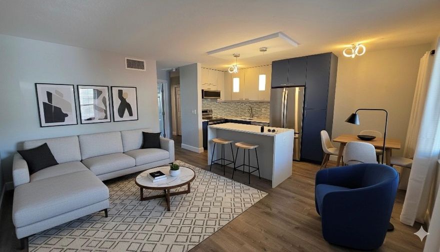 WOW - Come see this beautifully renovated 1/1 first floor condo with parking right outside the door. Just two blocks away from famous Wilton Drive. The unit has gorgeous new cabinetry and new Stainless steel appliances. The renovated bathroom features new tub and tile work. There's an extra hall closet for additional storage and a massive bedroom that can easily accommodate large furniture. Impact windows provide for effortless hurricane protection. Laundry room facility on site for your convenience. Dog Friendly (under 30 lbs). Association application fee, approval and interview is required. 700 minimum credit score required by association.