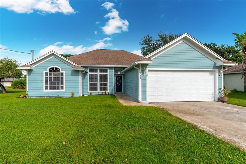 Photo of 957 SW Jacqueline Avenue, Port Saint Lucie, FL 34953 (MLS # R11126354)