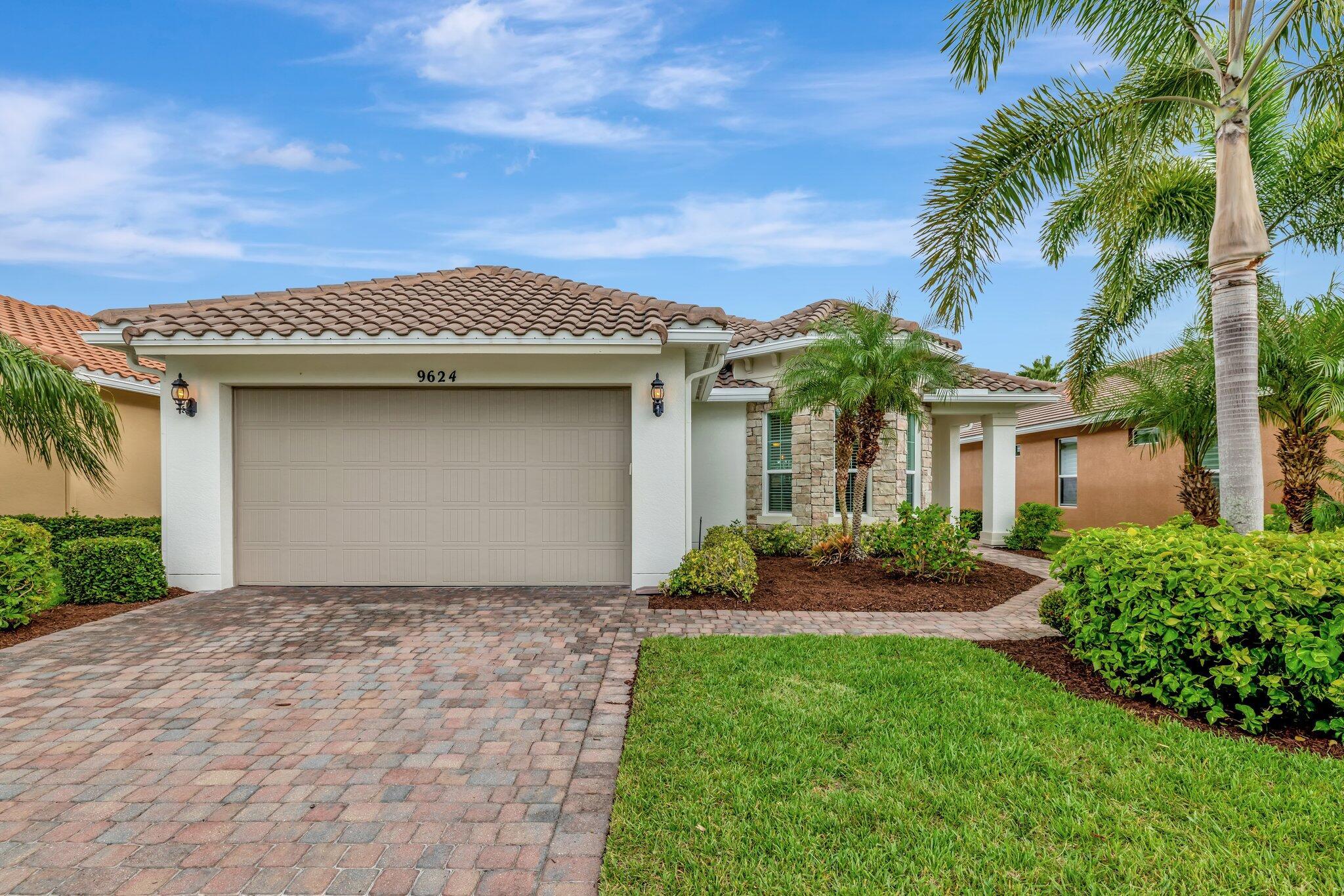 If you want a home in Vitalia that doesn't look like all the others...this is it! Rare Vanderbilt model...One of the largest, most beautifully renovated 2 (possible 3) bedroom homes that you will be proud to call home! Gorgeous cooks dream eat-in kitchen plus dining area. Stunning updated bathrooms. Generous living spaces. Private screened patio. All impact glass windows and doors. Vitalia is a 55+ resort community with very active lifestyle that you truly have to explore! This is a must see if you are considering purchasing in the Tradition region, close to shopping and restaurants, and all the exciting amenities the Vitalia lifestyle has to offer!